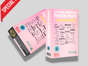 🔠 60K Stylish Fonts Pack