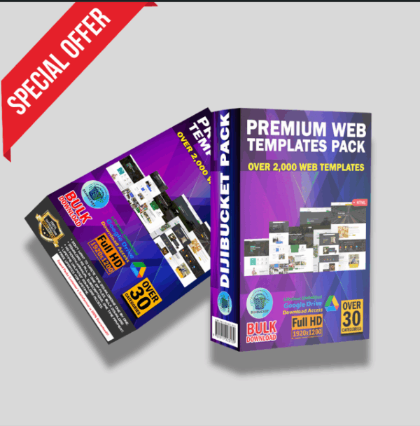 🌐 1600+ Web Designing Templates